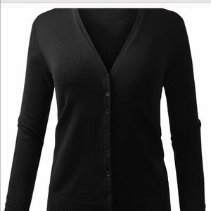 💋Cielo Black Cardigan, Sz Large